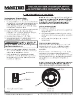 Предварительный просмотр 36 страницы Master MH-375T-GFA-A User'S Manual & Operating Instructions