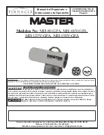 Preview for 9 page of Master MH-40-GFA User'S Manual And Operating Instructions