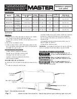 Preview for 20 page of Master MH-40-GFA User'S Manual And Operating Instructions