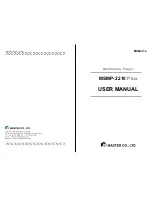 Master MSMP-2210 Plus User Manual preview