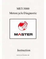 Master MST-3000 Instruction preview