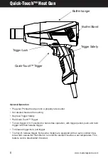 Предварительный просмотр 6 страницы Master PROHEAT PH-1100A Instruction Manual