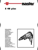 Предварительный просмотр 1 страницы Master S 48 pias Operating Instructions Manual