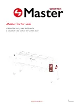 Master Sorter 500 Instructions For Use And Maintenance Manual preview