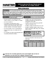 Preview for 3 page of Master SSR-822G-IHR User'S Manual & Operating Instructions