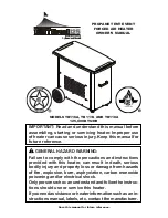 Предварительный просмотр 1 страницы Master TENTEvent125 TB116A Owner'S Manual