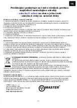 Preview for 24 page of Master V-450 Owner'S Manual