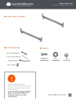 Preview for 2 page of Masterack 022553KP Assembly/Installation Instructions