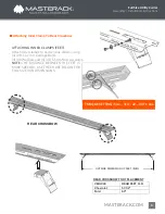 Preview for 6 page of Masterack 022553KP Assembly/Installation Instructions