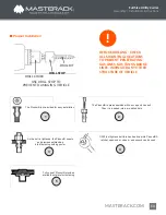 Preview for 13 page of Masterack 022553KP Assembly/Installation Instructions