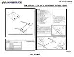 Предварительный просмотр 1 страницы Masterack LOCKING LADDER RACK Assembly Instructions