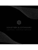 Предварительный просмотр 1 страницы Master&Dynamic MH 30 Owner'S Manual