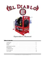 Preview for 1 page of MASTERBLEND El Diablo HE Operator'S Manual