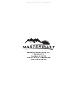 Preview for 20 page of Masterbuilt 20072612 Assembly, Care & Use Manual