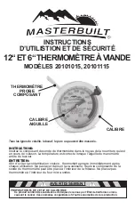 Preview for 2 page of Masterbuilt 20101015 Operation And Safety Instructions