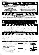 Preview for 2 page of Masterbuilt B21050813 User Manual