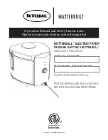 Masterbuilt BUTTERBALL MB23015018 Operation Manual And Safety Instructions preview