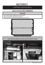 Preview for 1 page of Masterbuilt CGP24G1D Instruction Sheet