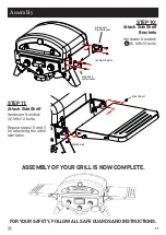 Preview for 11 page of Masterbuilt MB20030519 Manual