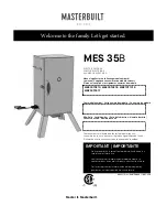 Предварительный просмотр 1 страницы Masterbuilt MES 35B  MB20074218 Manual