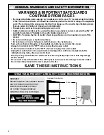 Предварительный просмотр 4 страницы Masterbuilt MES 35B  MB20074218 Manual