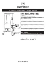 Masterbuilt MPS 330G Manual preview