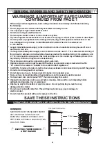 Preview for 3 page of Masterbuilt Sportsman Elite 20076115 Assembly, Care & Use Manual