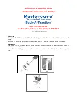 Предварительный просмотр 4 страницы Mastercare Back-A-Traction Assembly Instructions