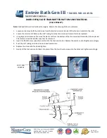 Preview for 50 page of Mastercare Entree Bath Gen III MB-68 AV-XL User Manual