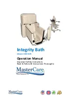 Mastercare Integrity MB-80R Operation Manual предпросмотр