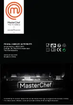 Предварительный просмотр 56 страницы MasterChef 3005387 Instruction Manual