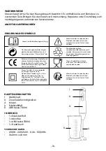 Предварительный просмотр 16 страницы MasterChef 3005398 Instruction Manual