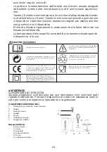 Preview for 23 page of MasterChef 525495 Instruction Manual