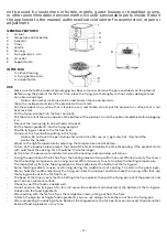 Предварительный просмотр 4 страницы MasterChef 525526 Instruction Manual