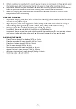 Preview for 5 page of MasterChef 670824 User Manual