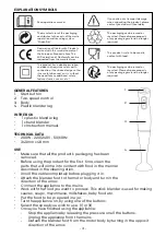 Preview for 3 page of MasterChef 8720297454394 User Manual