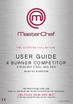 MasterChef COMPETITOR RSH-014349 User Manual preview