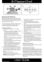 Preview for 19 page of MasterChef COMPETITOR RSH-014349 User Manual