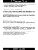 Preview for 3 page of MasterChef RSH-015049 User Manual