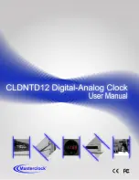 Preview for 1 page of Masterclock CLDNTD12 User Manual