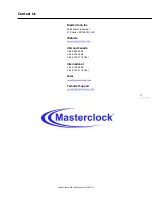 Предварительный просмотр 73 страницы Masterclock GMR1000 User Manual