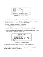 Предварительный просмотр 9 страницы Masterclock NTP100 -SERIES User Manual