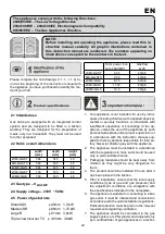 Preview for 23 page of Mastercook 2CMI-4GLST Instructions For Use And Maintenance Manual