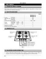 Preview for 4 page of Mastercook 2MIE-4GLS B Instructions For Use And Maintenance Manual