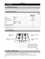 Preview for 18 page of Mastercook 2MIE-4GLS B Instructions For Use And Maintenance Manual