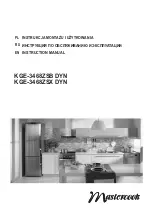 Mastercook Dynamic KGE-3468ZSB DYN Instruction Manual preview