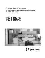 Mastercook KGE-3440ZB Plus Instruction Manual предпросмотр