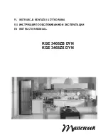 Предварительный просмотр 1 страницы Mastercook KGE 3468ZB DYN Instruction Manual