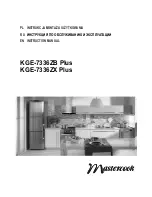 Mastercook KGE-7336ZB Plus Instruction Manual preview