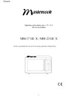 Preview for 33 page of Mastercook MM-17 GE X Instructions Manual